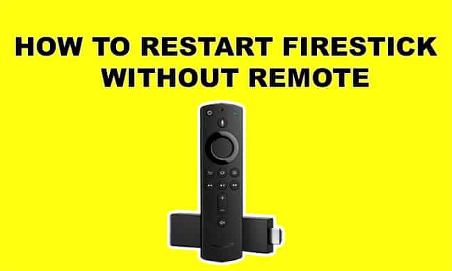 How To Restart Firestick Without Remote (Easy Method)